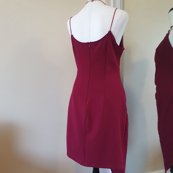 Alive Girl Burgandy Dress 🔥 Size 12 - Picture 6 of 8